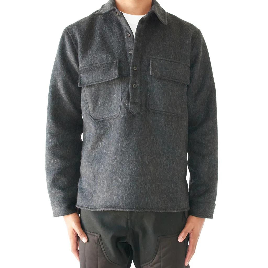 MELTON POPOVER SHIRT