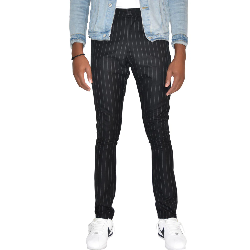 Pinstripe Trousers view 2